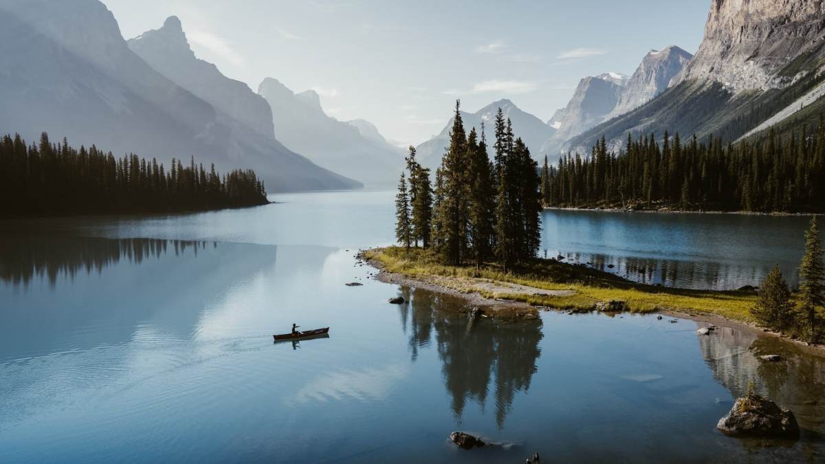 Spirit Island Jasper alberta canada