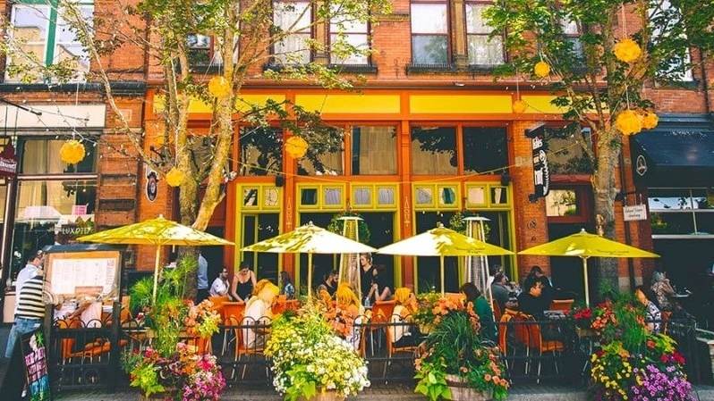 fishbones outdoor patio