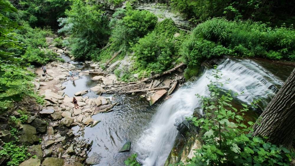 smokey hollow waterfall